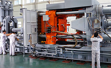 熱烈祝賀聯升精密機械自主研發的TD1300大型壓鑄機成功上市